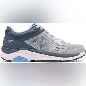 New Balance 847 - Women's Light Gray & Light Blue Sneakers
